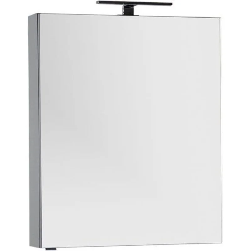 Зеркальный шкаф Aquanet Алвита 70 серый антрацит