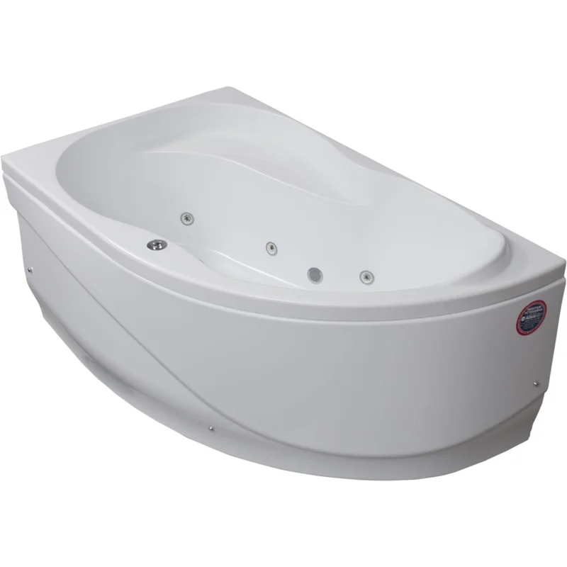 Акриловая ванна Aquanet Graciosa 150x90 L (с каркасом)