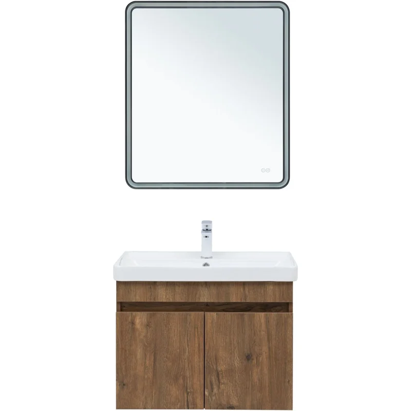 Тумба под раковину Aquanet Оптима 70 дуб рустикальный 