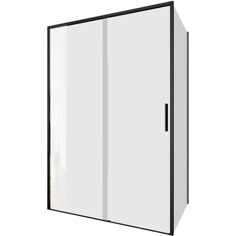 Душевой уголок Aquanet Pleasure Evo 130x80 AE65-130x80-BT профиль черный, прозрачное стекло