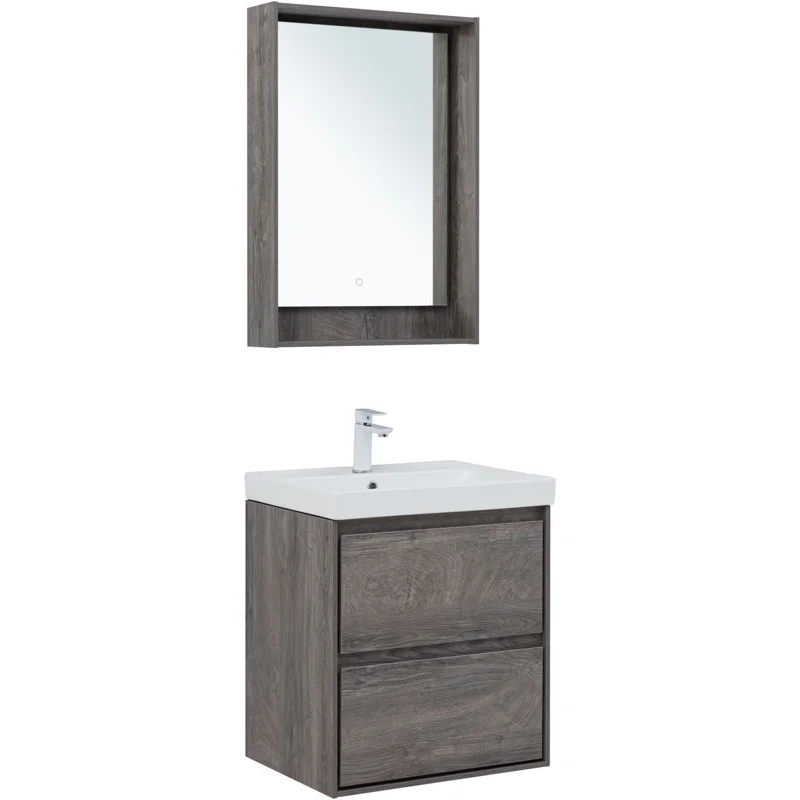 Тумба под раковину Aquanet Милан 60 дуб рошелье