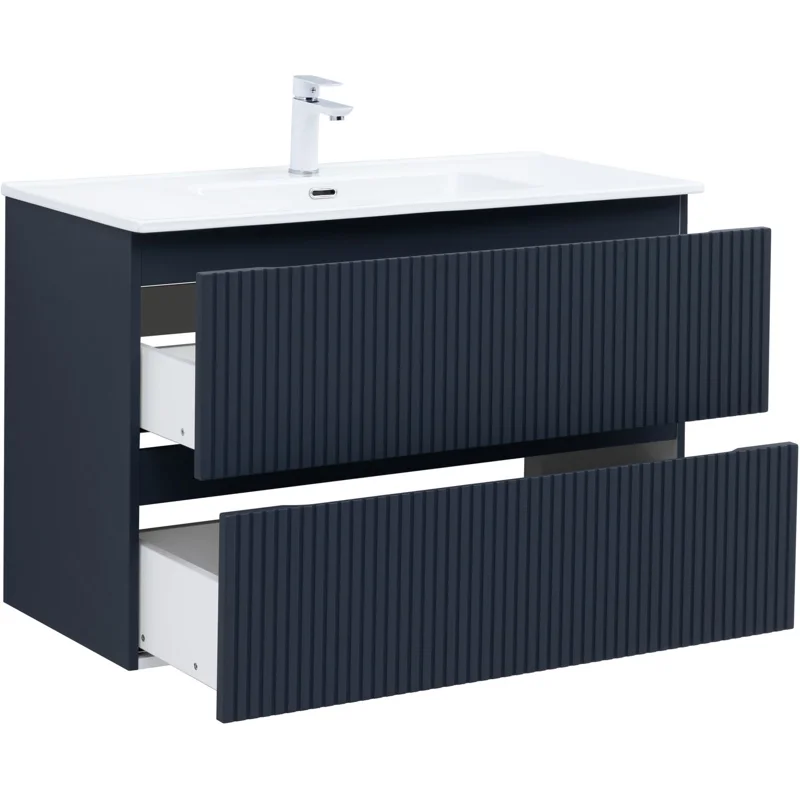 Тумба под раковину Aquanet Джейн (Flat) 100 маренго