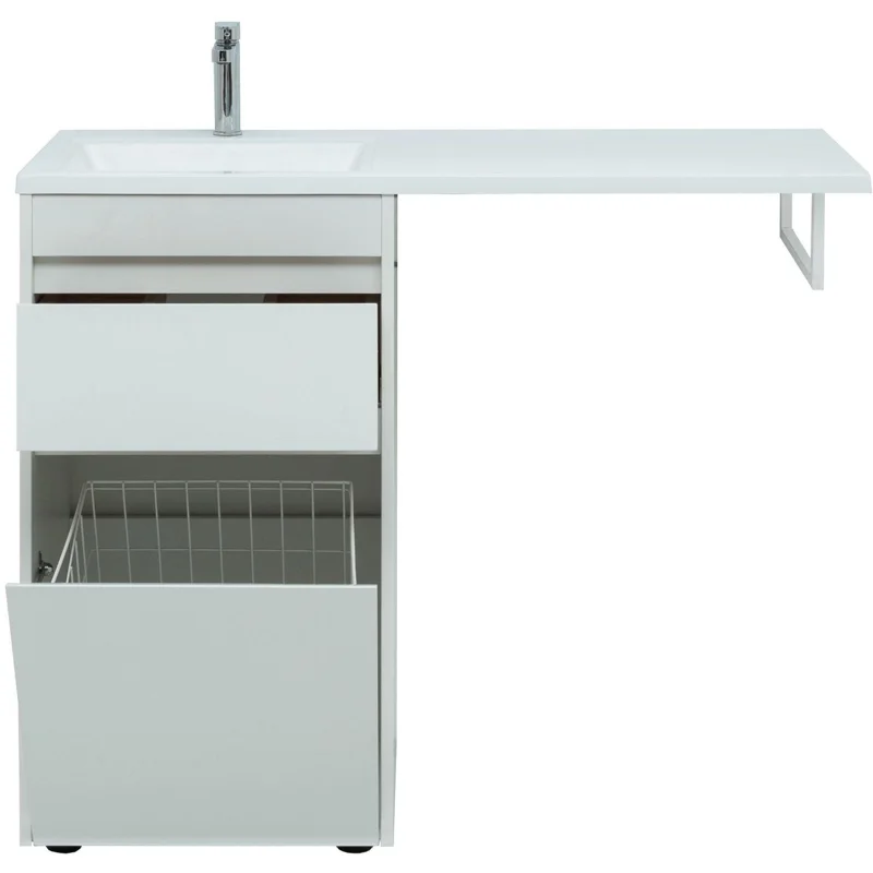 Тумба под раковину Aquanet Токио 48 белый (напольная, 1 ящик)