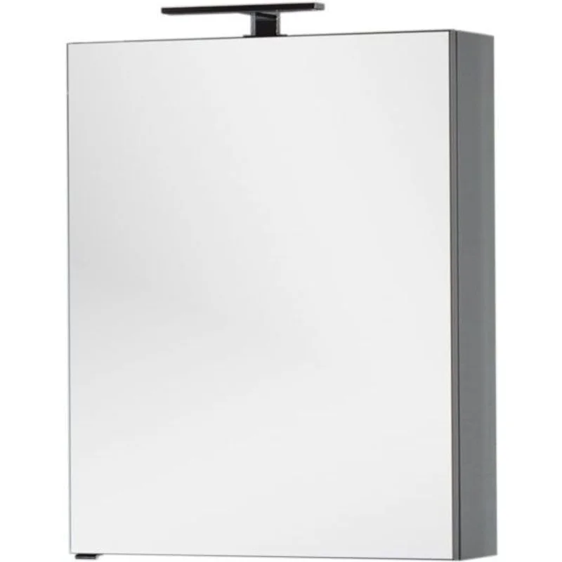 Зеркальный шкаф Aquanet Алвита 70 серый антрацит