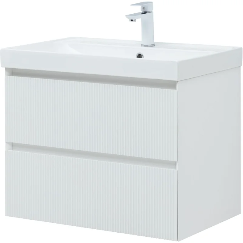 Тумба под раковину Aquanet Альтера 70 белый матовый