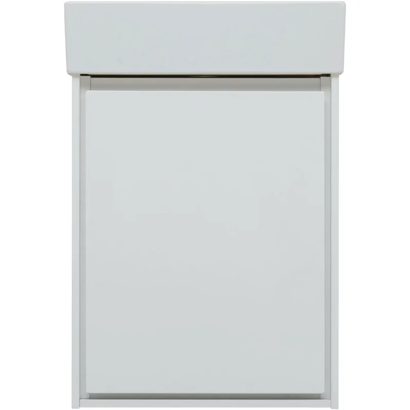 Тумба под раковину Aquanet Милан 45 белый глянец