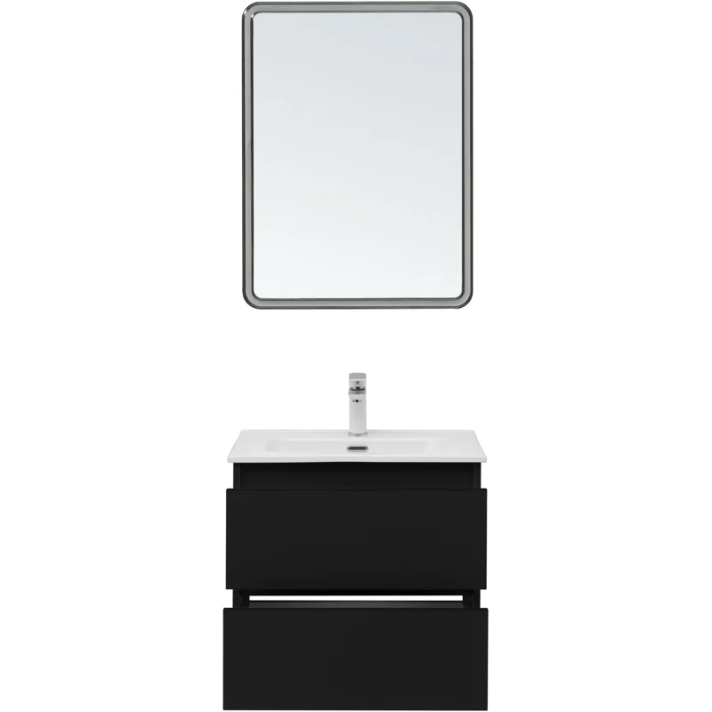 Тумба под раковину Aquanet Вега 2.0 60 черный