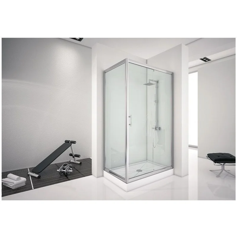 Душевой уголок Aquanet Alfa NAA1131 140x80, прозрачное стекло