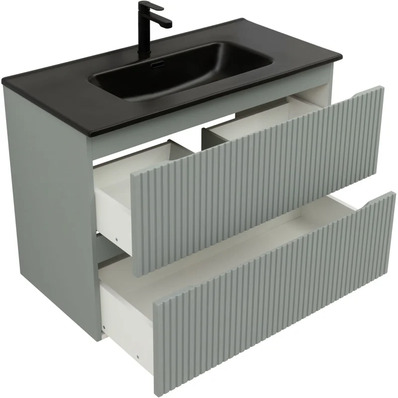 Тумба под раковину Aquanet Джейн (Flat) 90 мисти грин