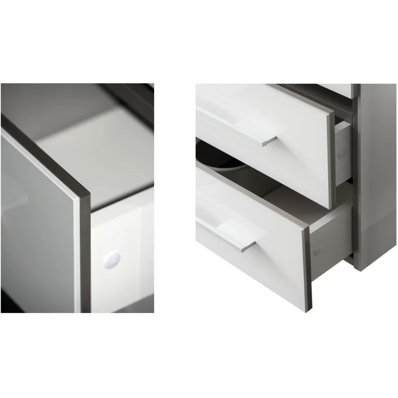 Тумба под раковину Aquanet Верона 100 белый (напольная 3 ящика)