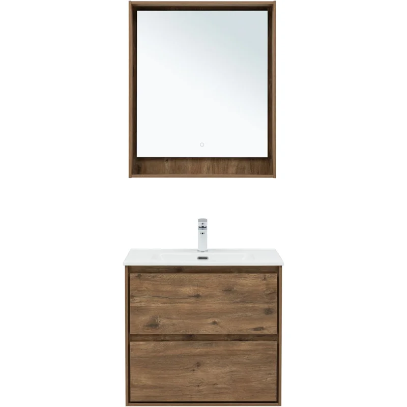 Тумба под раковину Aquanet Милан 70 дуб рустикальный