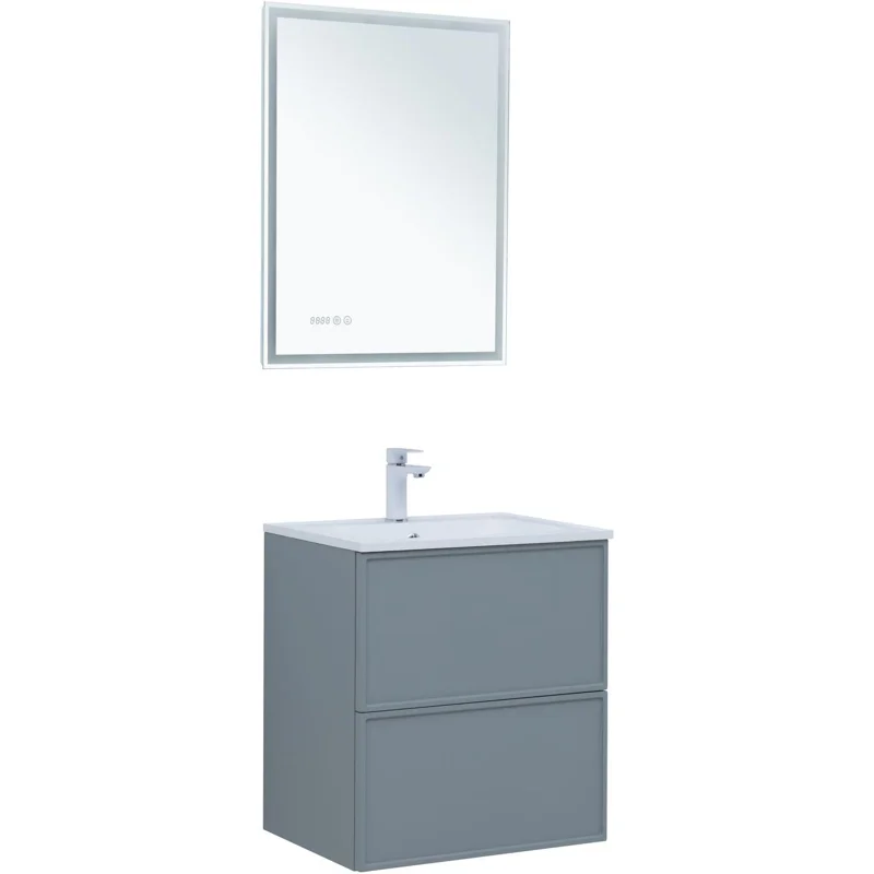 Тумба под раковину Aquanet Арт 60 мисти грин