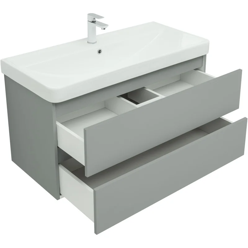 Тумба под раковину Aquanet Вега 2.0 100 мисти грин