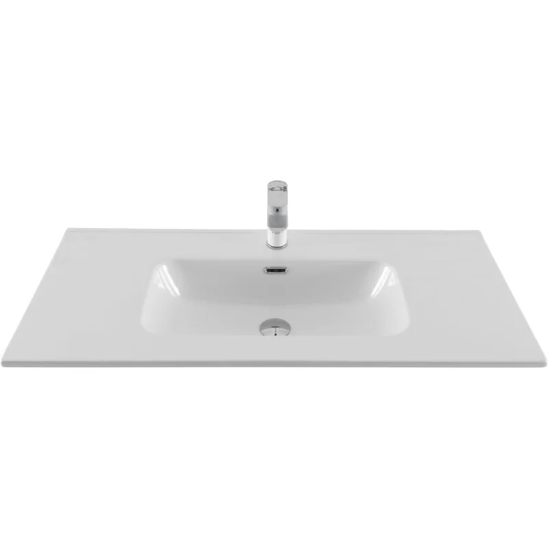 Раковина Aquanet Flat 100 белая