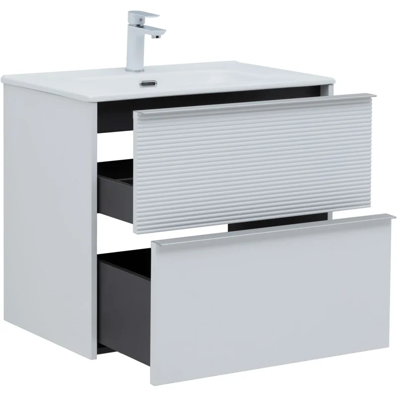 Тумба под раковину Aquanet Вита 70 белый матовый