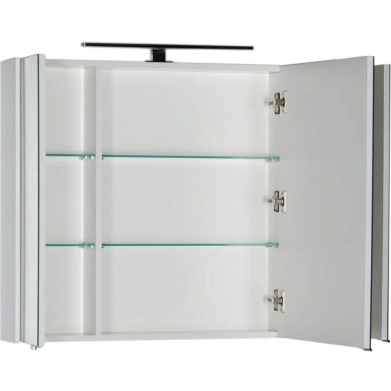 Зеркальный шкаф Aquanet Латина 100 белый