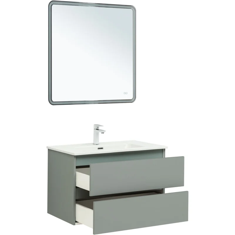 Тумба под раковину Aquanet Вега 2.0 80 мисти грин