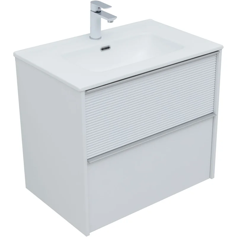 Тумба под раковину Aquanet Вита 70 белый матовый