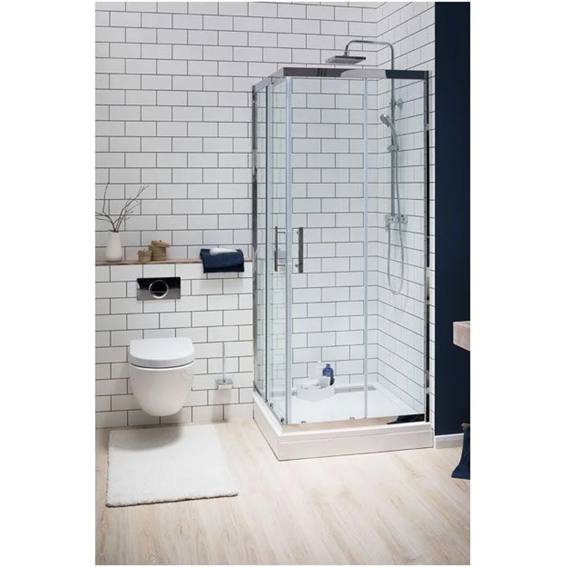 Душевой уголок Aquanet Delta Cube NPE1142 100x100, прозрачное стекло