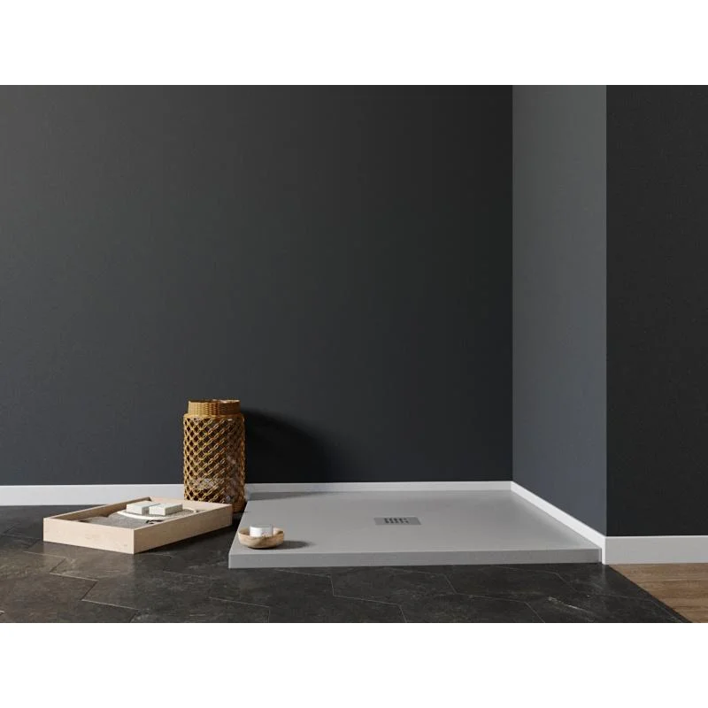 Душевой поддон Aquanet Pleasure 90х90 серый