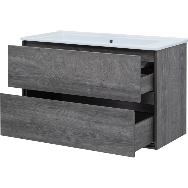 Тумба под раковину Aquanet Милан 105 дуб рошелье