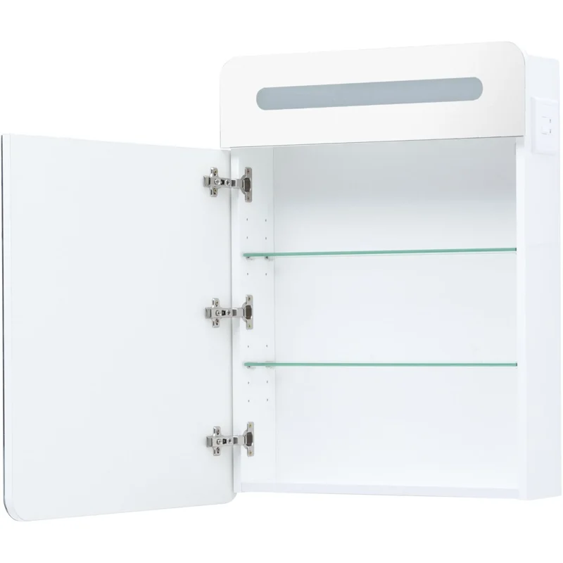 Зеркальный шкаф Aquanet Лукка 60 белый