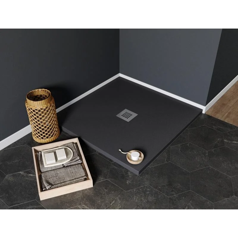 Душевой поддон Aquanet Pleasure 100х100 черный