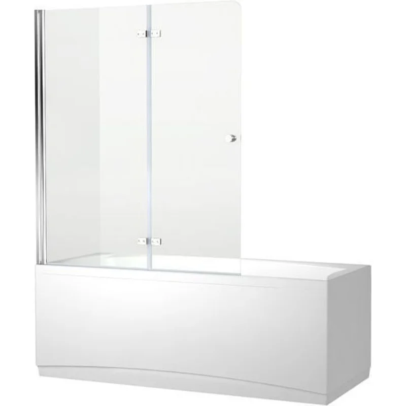 Шторка на ванну Aquanet Beta 4 NF6222-hinge, прозрачное стекло