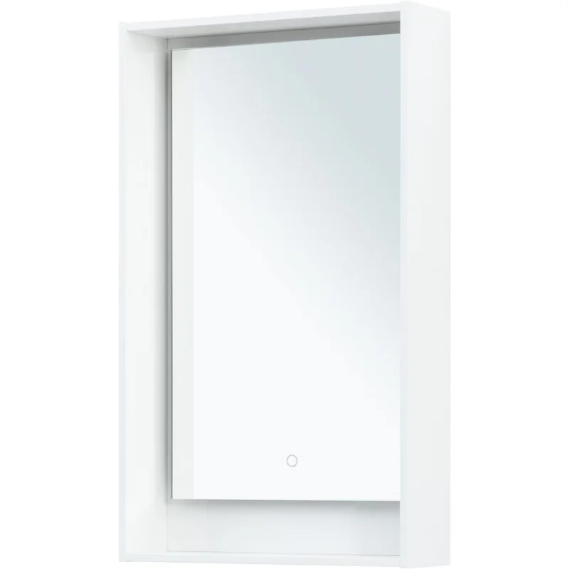 Зеркало Aquanet Милан 50 белый глянец