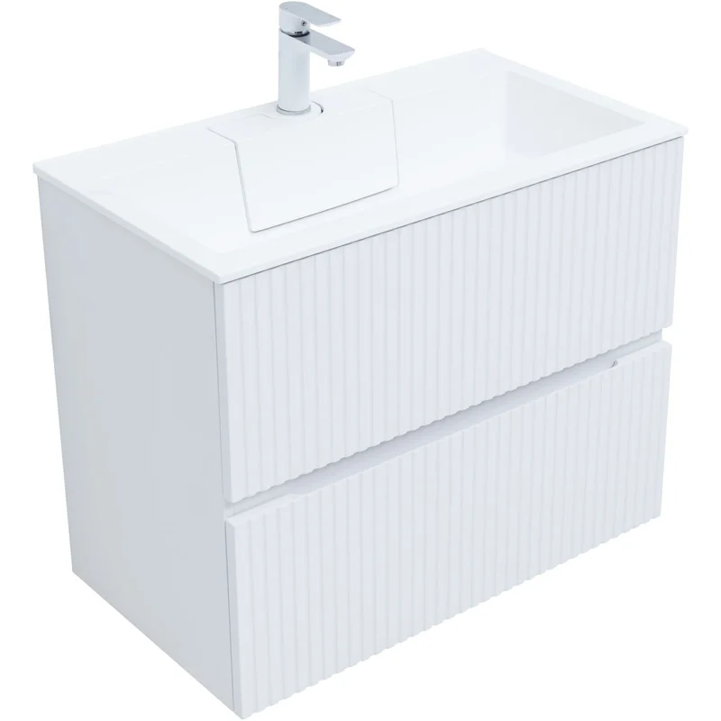 Тумба под раковину Aquanet Джейн 80 белый матовый