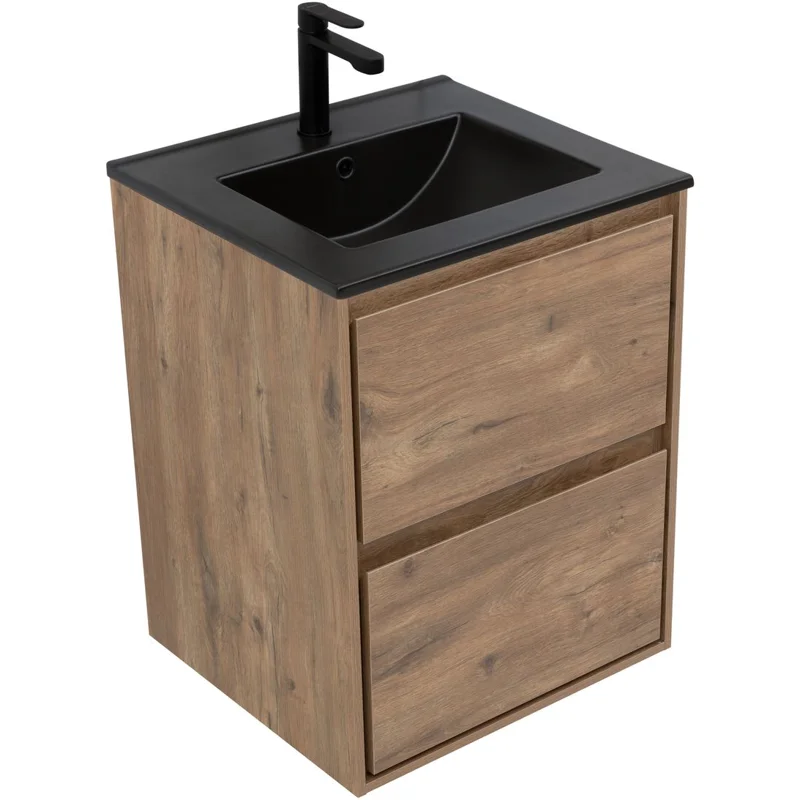 Тумба под раковину Aquanet Милан 50 дуб рустикальный