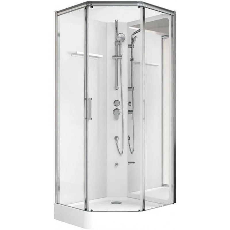 Душевая кабина Aquanet Passion P 2.0 90x90, прозрачное стекло