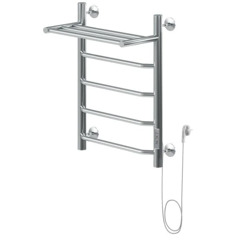 Полотенцесушитель электрический Aquanet Fiona 60х50 Тэн справа, с полкой