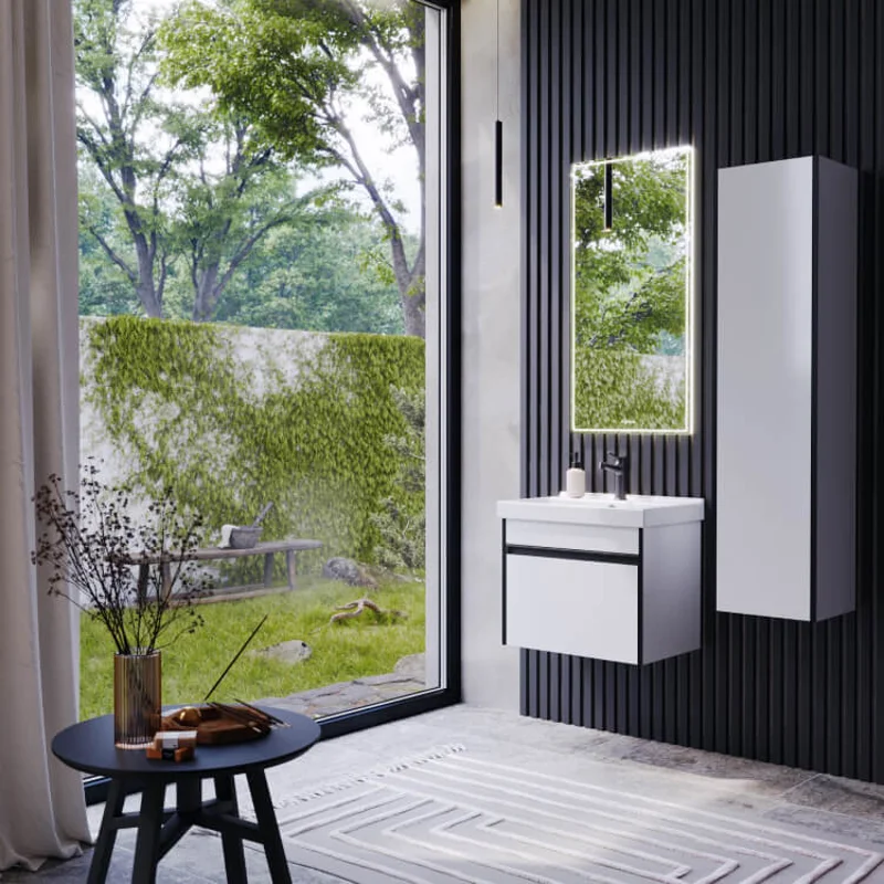 Тумба под раковину Aqwella Urban URB0105W, 50 см, подвесная, цвет белый