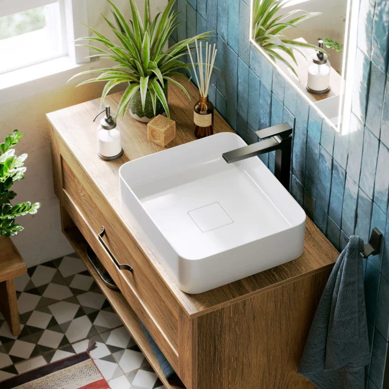 Тумба под раковину Aqwella Craft 100 см подвесная, дуб балтийский, CRF0110DB