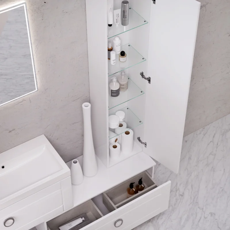 Тумба Aqwella 5 Stars Инфинити 80 Inf.03.08 Белая