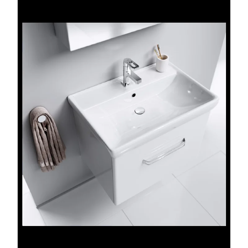 Тумба под раковину Aqwella Нео 60, подвесная, белый, Neo.01.06/1