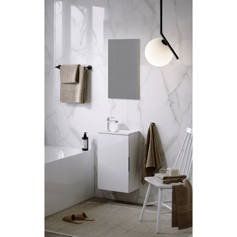 Тумба под раковину Aqwella Accent ACC0104W 40 подвесная, белый