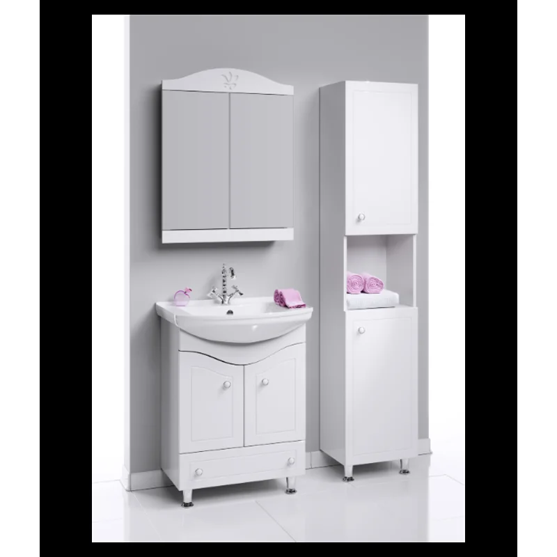 Пенал Aqwella Франческа FR0504 40 см, белый, универсальный