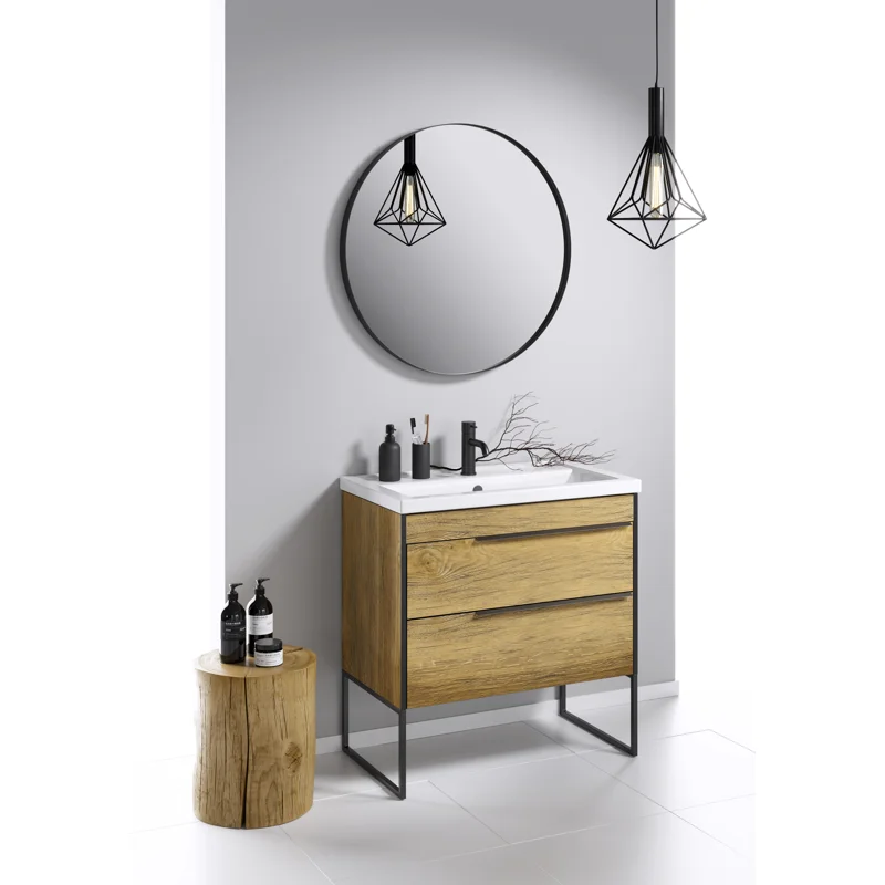 Зеркало Aqwella RM 80 RM0208BLK Черное