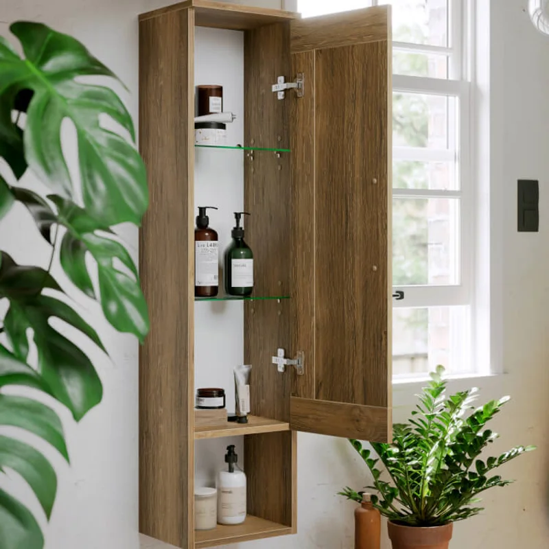 Пенал Aqwella Craft CRF0503DB 30 см подвесной, дуб балтийский