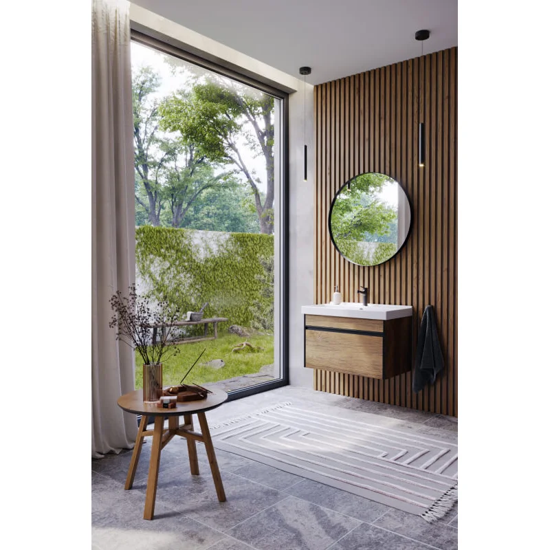 Тумба под раковину Aqwella Urban URB0110DB, 100 см, подвесная, цвет дуб балтийский