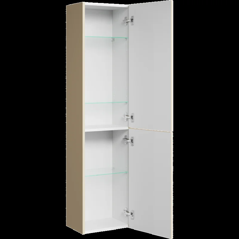 Пенал Aqwella Pure PUR0535KS, 35 см, подвесной, цвет капучино светлый матовый