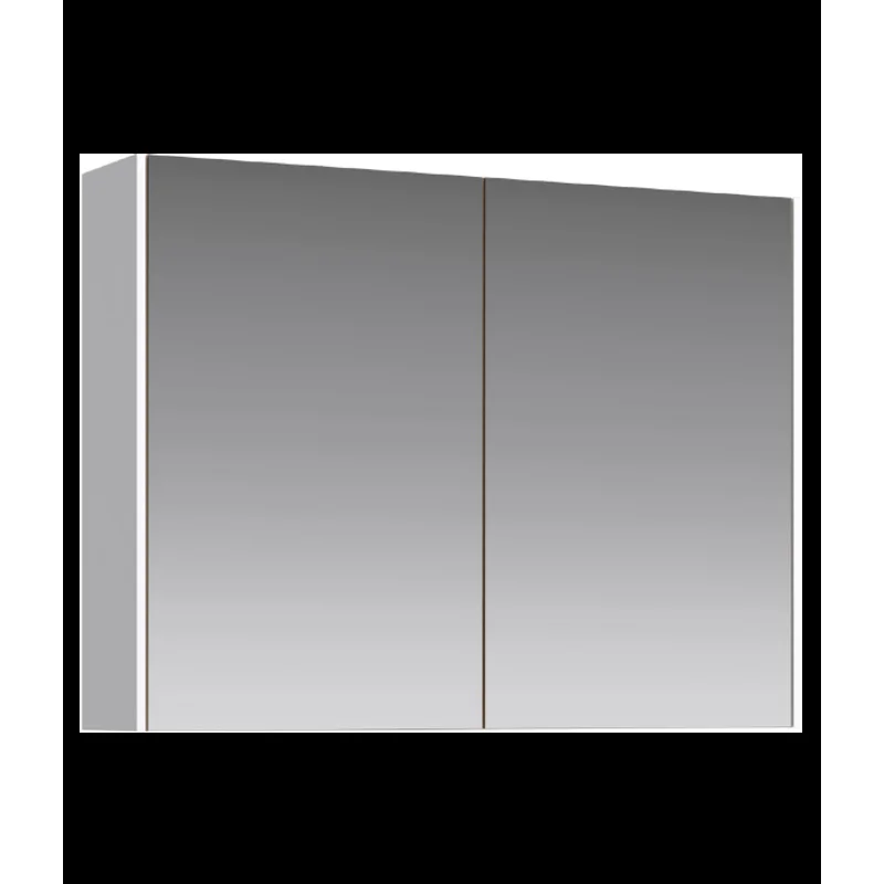 Зеркальный шкаф Aqwella Mobi MOB0408+MOB0717W 80 см, белый