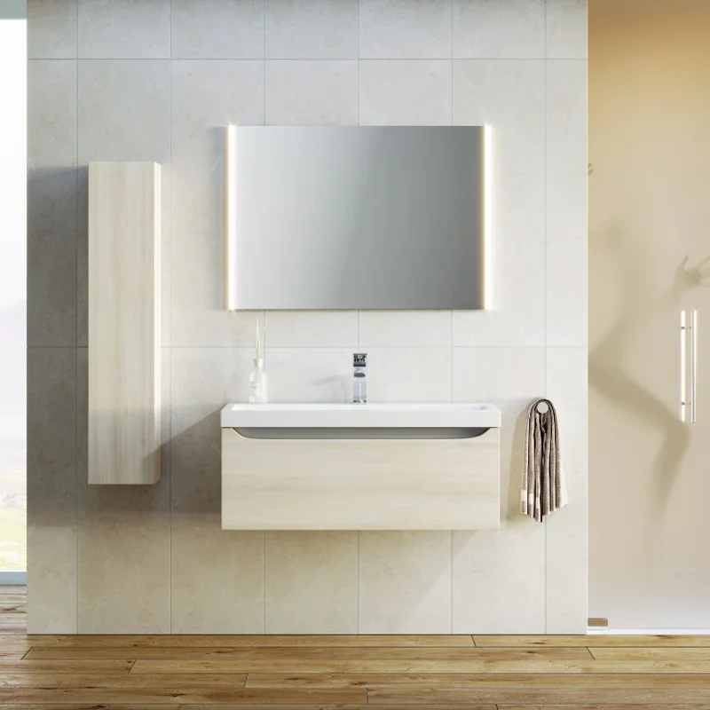 Тумба под раковину Aqwella Verona 100, подвесная, акация, Ver.01.10/A