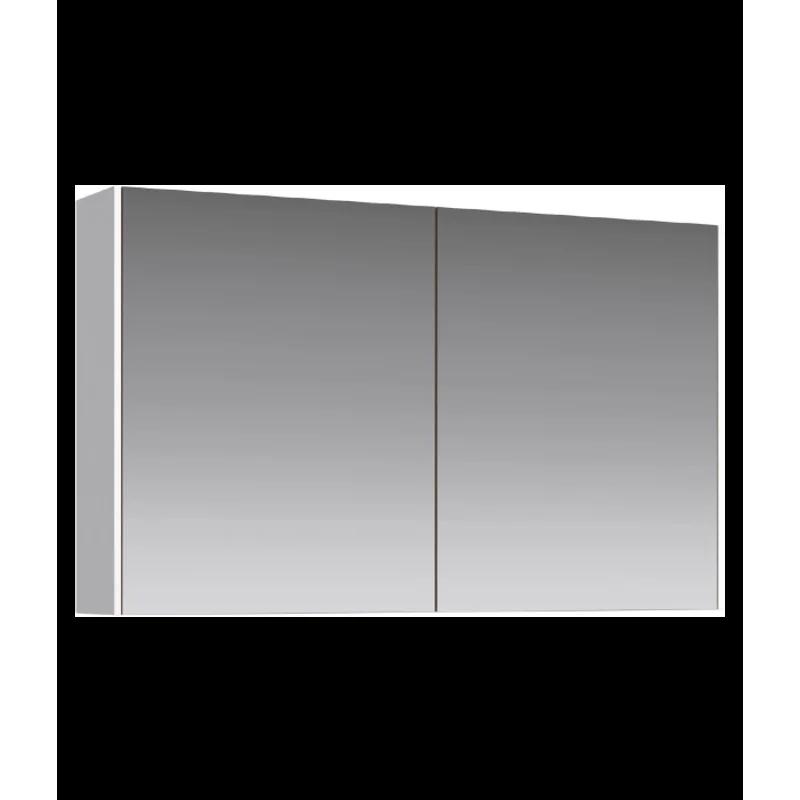 Зеркальный шкаф Aqwella Mobi MOB0410+MOB0717W 100 см, белый