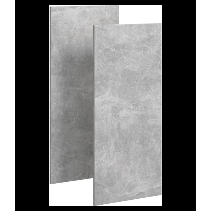 Пенал Aqwella Mobi 35 см, фасад бетон светлый, корпус бетон светлый, MOB0535BS+MOB0735BS