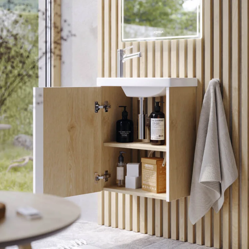 Тумба под раковину Aqwella Urban URB0145DD, 45 см, подвесная, цвет дуб давос