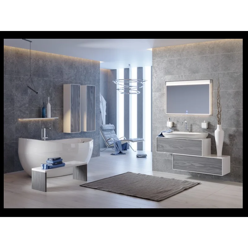 Тумба Aqwella 5 Stars Genesis 100 GEN0310MG подвесная Миллениум серый