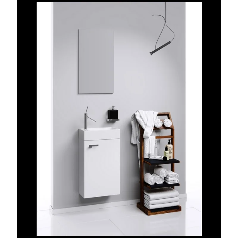 Тумба с раковиной Aqwella Мастер Бокс Леон, белый, Mb-L.00.04